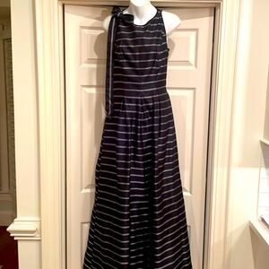 Carol Peretz vintage striped silk ball gown sz 8
